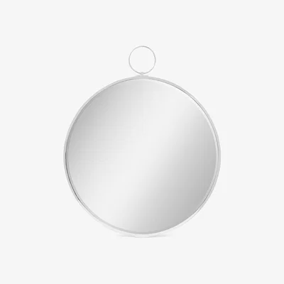 Tobias Oliver William Yeoward | Avalone Round Wall Mirror Nickel