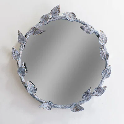 Tobias Oliver Porta Romana | Aurelia Mirror | Blue Verdigris