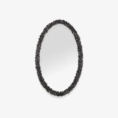 Tobias Oliver Porta Romana I Mussel Shell Mirror I Mussel Blue