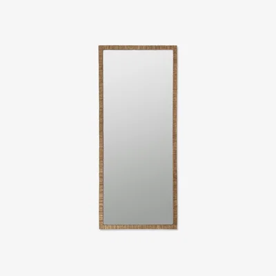 Tobias Oliver Porta Romana I Large Rectangular Trevose Mirror I French Brass