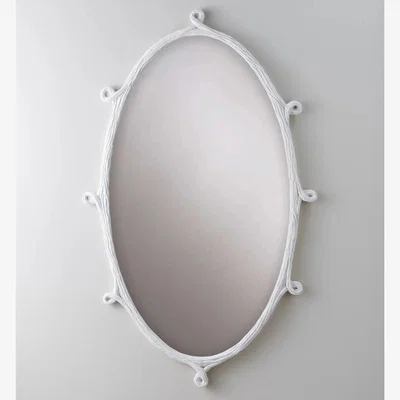 Tobias Oliver Porta Romana | Jolly Mirror |Plaster White