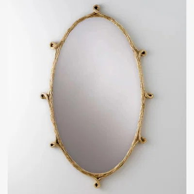 Tobias Oliver Porta Romana | Jolly Mirror | Antique Gold