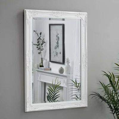 Woods Furniture Greenwich Wall Mirror White