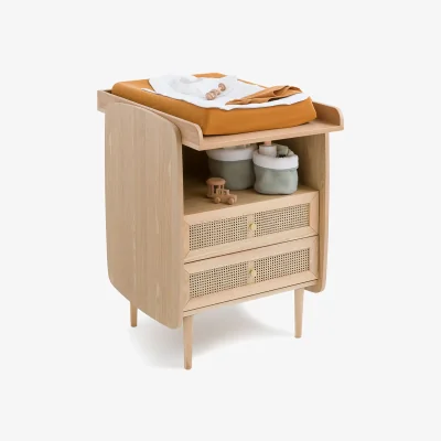La Redoute Tempa Rattan Cane Changing Table Unit