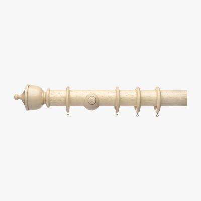 Dunelm Swish Cambridge Fixed Curtain Pole Dia. 50mm Beige
