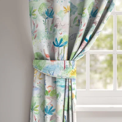 Dunelm Heritage Zoo Made to Measure Tieback Zoo Multi