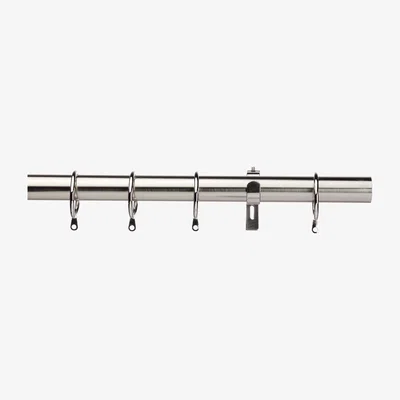 Dunelm Mix and Match Metal Extendable Curtain Pole Dia. 25/28mm Stainless Steel