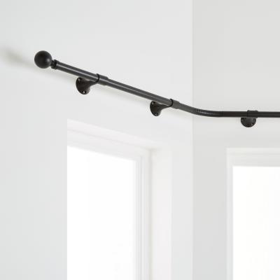 Dunelm Ashton Metal Eyelet Bay Curtain Pole