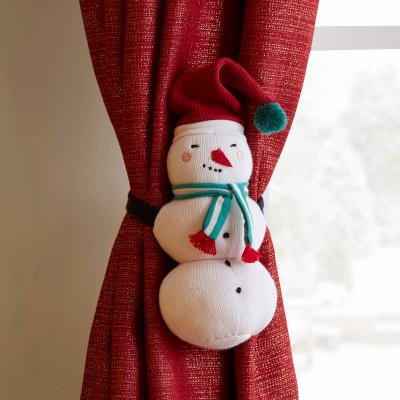 Dunelm Snowman Curtain Tieback MultiColoured