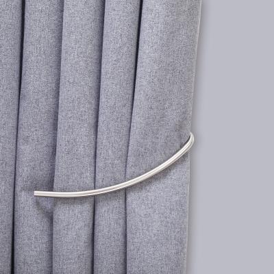 Dunelm Mix and Match Amersham Curtain Holdbacks Satin Steel (Silver)