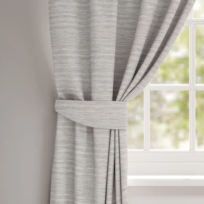 Dunelm Austen Recycled Polyester Made to Measure Tieback Austen Pearl