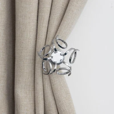 Dunelm Cortex Holdbacks Chrome