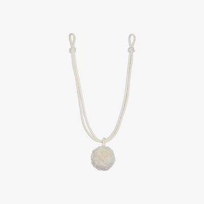 Dunelm Pom Pom Natural Tieback Brown