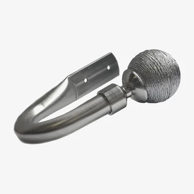 Dunelm Mix and Match Holford Satin Silver Holdbacks Satin Silver