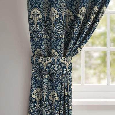 Dunelm Lucetta Made To Measure Tieback Lucetta Navy