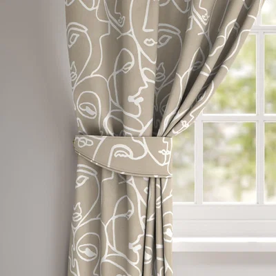 Dunelm Henri Made to Measure Tieback Henri Silver