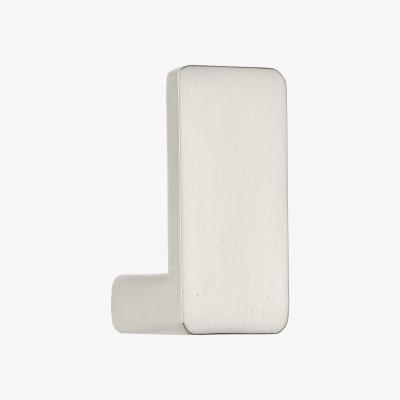 Dunelm Contemporary L Curtain Tieback Hooks Satin Steel (Silver)