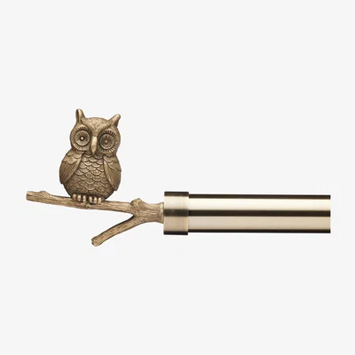 Dunelm Pair of Owl Finials Gold