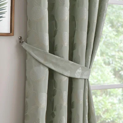Dunelm Curtina Bramford Curtain Tiebacks Green