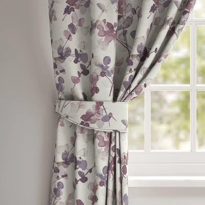 Dunelm Honesty Made to Measure Tieback Honesty Mauve