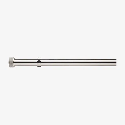 Dunelm Diamante Trinity Metal Eyelet Curtain Pole Dia. 28mm Silver