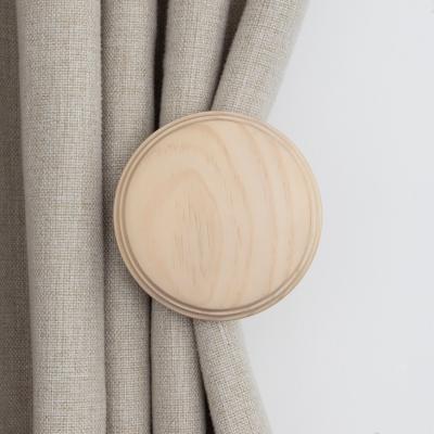 Dunelm Churchgate Wooden Curtain Hook Light Oak