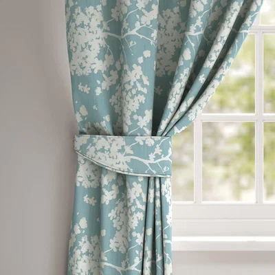 Dunelm Darcey Made to Measure Tieback Darcey Duck Egg