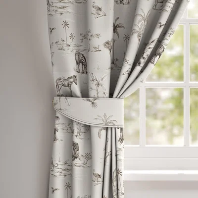 Dunelm Safari Made to Measure Tieback Safari Grey