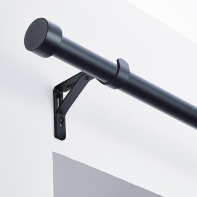 Dunelm Trinity Metal Extendable Eyelet Curtain Pole 25/28mm Matt Black
