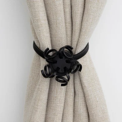 Dunelm Cortex Magnetic Tiebacks Black