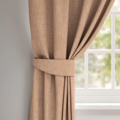 Dunelm Bronte Recycled Polyester Made to Measure Tieback Bronte Clay