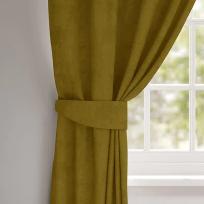 Dunelm Empire Made to Order Fire Retardant Tieback Empire Chartreuse