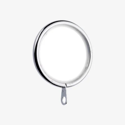 Dunelm Pack of 12 Lined Metal Curtain Rings