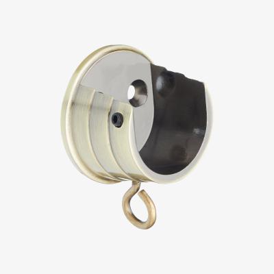 Dunelm Pair of Recess Brackets Brown and Silver