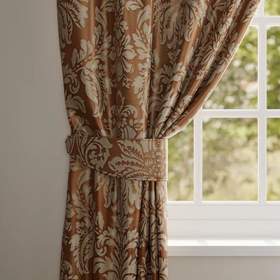 Dunelm Anzio Made to Measure Tieback Anzio Rust