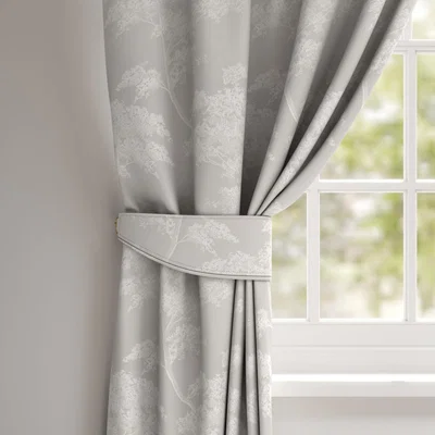 Dunelm Japonica Made to Measure Tieback Japonica Silver