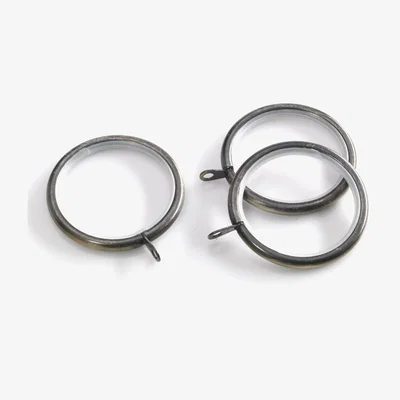 Dunelm Swish Pack of 4 28mm Curtain Rings Bronze