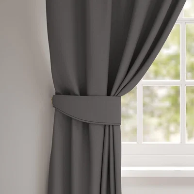 Dunelm Panama Cotton Made to Measure Tieback Panama Pewter
