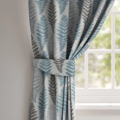 Dunelm Anacona Made To Measure Tieback Ancona Duck Egg