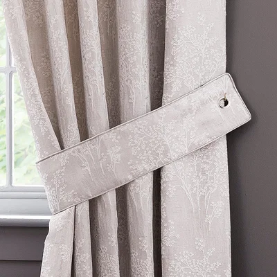 Dunelm Adrianna Natural Tiebacks Brown