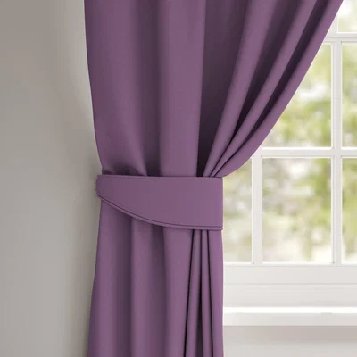 Dunelm Panama Cotton Made to Measure Tieback Panama Heather