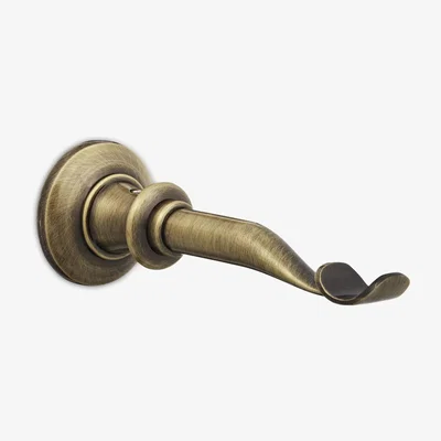 John Lewis John Lewis & Partners Antique Brass Traditional Passing Bracket, Dia.28mm