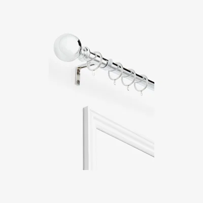 John Lewis John Lewis & Partners Metal Extendable Curtain Pole Kit, Dia.25/28mm