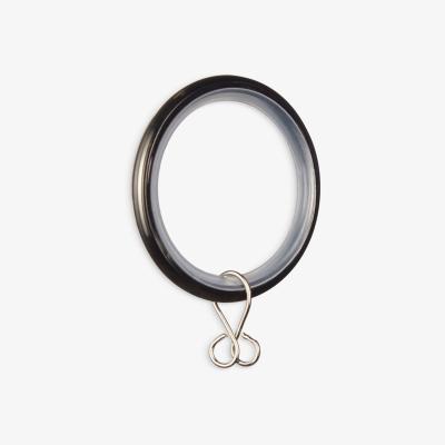 John Lewis John Lewis & Partners Pewter Curtain Rings, Ball End, Pack of 6, Dia.28mm