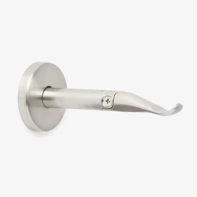 John Lewis John Lewis & Partners Steel Top Fix Passing Bracket, Dia.19mm