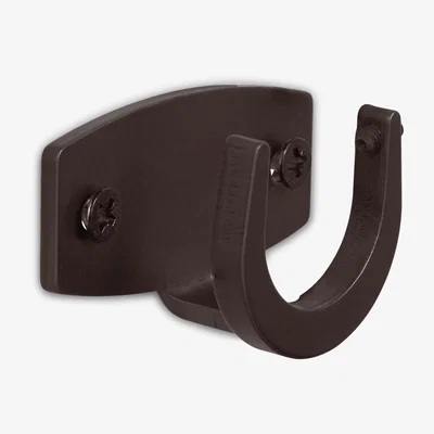 John Lewis John Lewis & Partners Black Waxed Recess Bracket, Dia.25mm