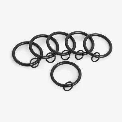John Lewis Umbra Curtain Rings, Dia.28mm, Set of 6