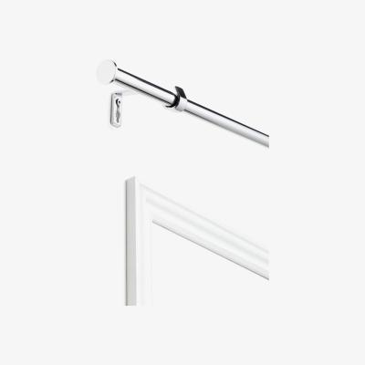 John Lewis ANYDAY John Lewis & Partners Extendable Slot Top Curtain Pole Kit, Dia.13/16mm
