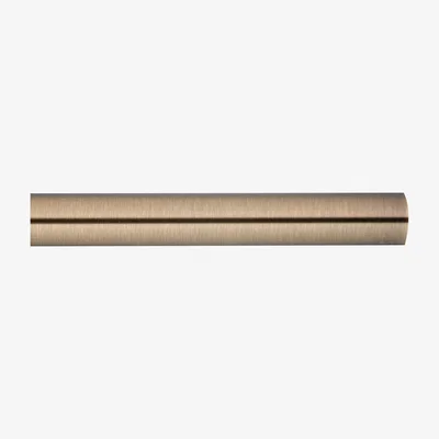 John Lewis John Lewis & Partners Antique Brass Curtain Pole, L150cm x Dia.28mm