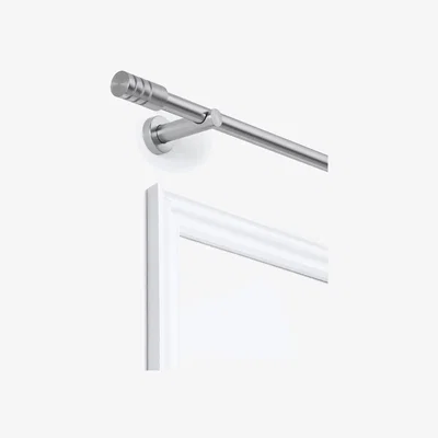 John Lewis John Lewis Fixed Eyelet Curtain Pole Kit with Barrel Finial, Dia.28mm